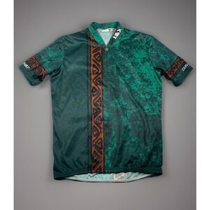 Vintage Louis Garneau Cycling Jersey Medium Made in USA Retro 90s